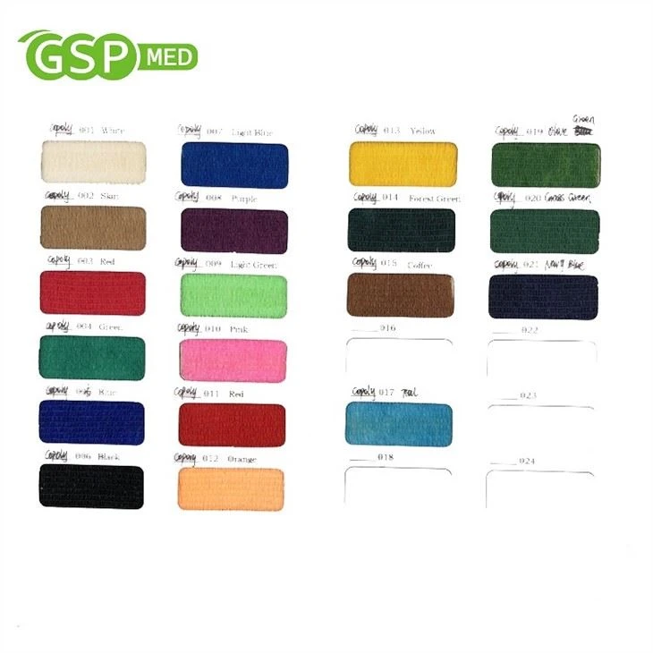 Non-woven Waterproof Cohesive Bandage With Latex For Horse